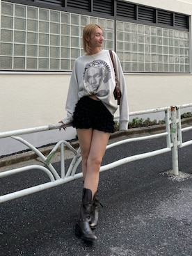 「スウェットコーデ」｜うらのことこさん（レディース・165cm）の夏コーディネート