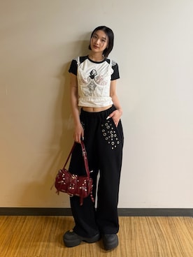 「コルセット」｜うらのことこさん（レディース・165cm）の春コーディネート