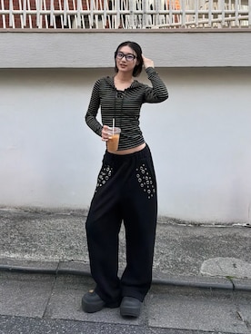 「アイレット」｜うらのことこさん（レディース・165cm）の春コーディネート