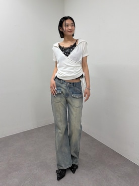 「カシュクール」｜うらのことこさん（レディース・165cm）の春コーディネート