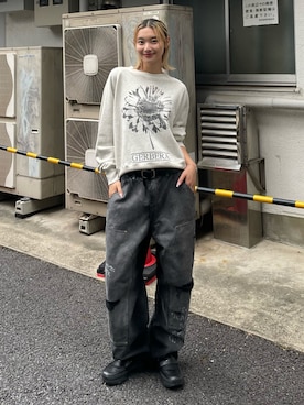 「アイテム（パンツ）」を使った、うらのことこさん（レディース・165cm）の秋コーディネート