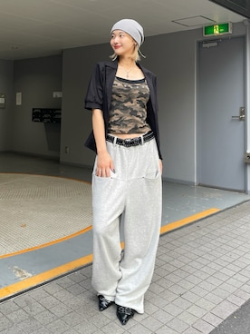 「アイテム（ジャケット/アウター）」を使った、うらのことこさん（レディース・165cm）の夏コーディネート