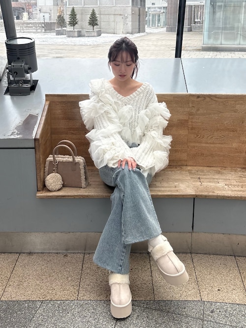 2way厚底ムートンサボ（その他シューズ）｜Chico（チコ）の