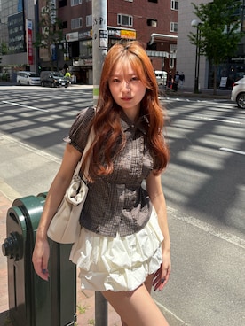 shizukuchさん（レディース・163cm）の夏コーディネート