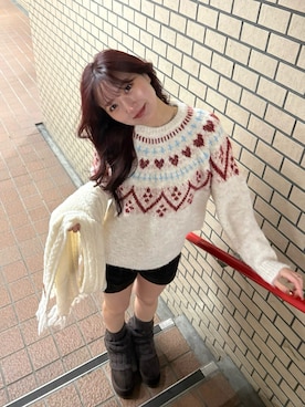 shizukuchさん（レディース・163cm）の冬コーディネート