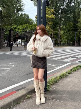 「アイテム（その他小物）」を使った、shizukuchさん（レディース・163cm）の秋コーディネート