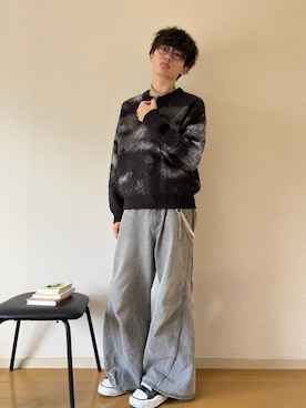 「アイテム（ウォレットチェーン）」を使った、ユウヤさん（メンズ・173cm）の秋コーディネート