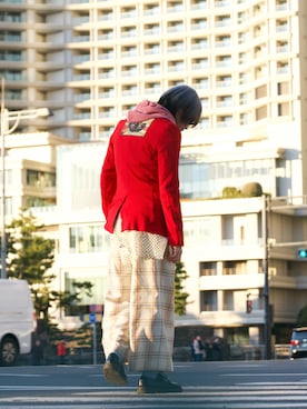 煌世さん（メンズ・182cm）の冬コーディネート