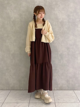 ナカガワさん（レディース・156cm）の秋コーディネート