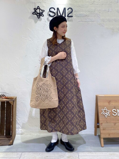 TSUHARU by Samansa Mos2 お花タイル総刺繍前後着ワンピース TSUHARU by Samansa Mos2（ツハルバイサマンサモスモス）の「お花