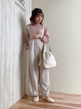 ナカガワさん（レディース・156cm）の春コーディネート