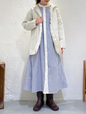 ナカガワさん（レディース・156cm）の秋コーディネート