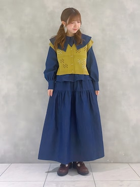 ナカガワさん（レディース・155cm）の夏コーディネート