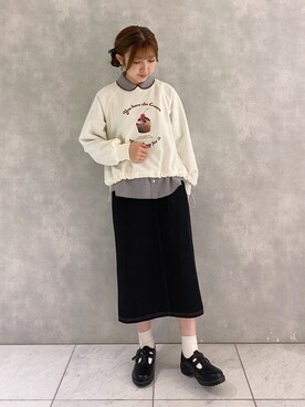 ナカガワさん（レディース・156cm）の秋コーディネート