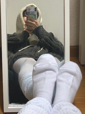 「ニット/セーター」｜「アイテム（ニットキャップ/ビーニー）」を使った、noNnnn？さん（レディース・158cm）の冬コーディネート