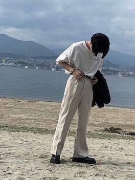 「tiptop（ティップトップ）のアイテム」を使った、daiki.02さん（メンズ・167cm）の秋コーディネート