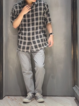 隼さん（メンズ・160cm）の夏コーディネート