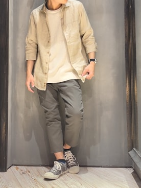 隼さん（メンズ・160cm）の夏コーディネート