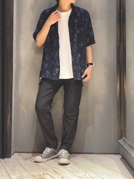 隼さん（メンズ・160cm）の夏コーディネート