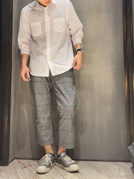 隼さん（メンズ・160cm）の夏コーディネート