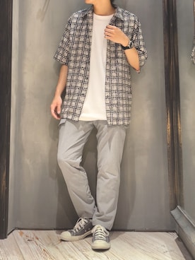 隼さん（メンズ・160cm）の夏コーディネート