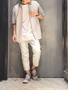 隼さん（メンズ・160cm）の夏コーディネート