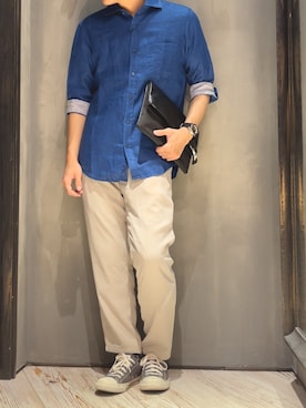 隼さん（メンズ・160cm）の夏コーディネート