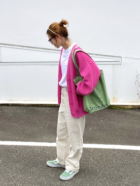 「sevens（セブンズ）のアイテム」を使った、teeemoeさん（レディース・157cm）の春コーディネート