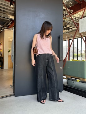 ZOZOマルチサイズ STAFFさん（レディース・153cm）の夏コーディネート