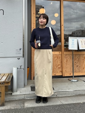 「NANO universe（ナノユニバース）のアイテム」を使った、ZOZOマルチサイズ STAFFさん（レディース・152cm）の秋コーディネート