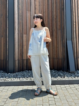「FREAK'S STORE（フリークスストア）のアイテム」を使った、ZOZOマルチサイズ STAFFさん（レディース・152cm）の夏コーディネート