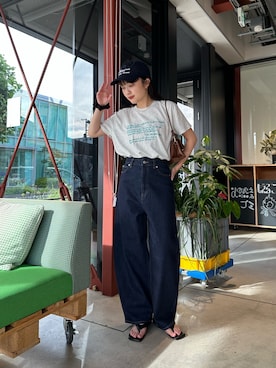 「FREE'S MART（フリーズマート）のアイテム」を使った、ZOZOマルチサイズ STAFFさん（レディース・152cm）の夏コーディネート