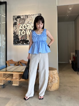 「FREE'S MART（フリーズマート）のアイテム」を使った、ZOZOマルチサイズ STAFFさん（レディース・152cm）の夏コーディネート
