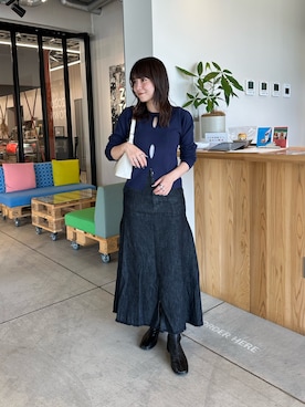 「audrey and john wad（オードリーアンドジョンワッド）のアイテム」を使った、ZOZOマルチサイズ STAFFさん（レディース・153cm）の夏コーディネート