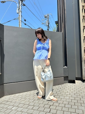 ZOZOマルチサイズ STAFFさん（レディース・153cm）の夏コーディネート