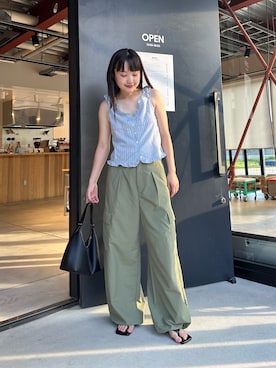 ZOZOマルチサイズ STAFFさん（レディース・152cm）の夏コーディネート