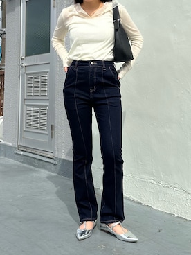 「ROYAL PARTY（ロイヤルパーティー）のアイテム」を使った、ZOZOマルチサイズ STAFFさん（レディース・152cm）の秋コーディネート