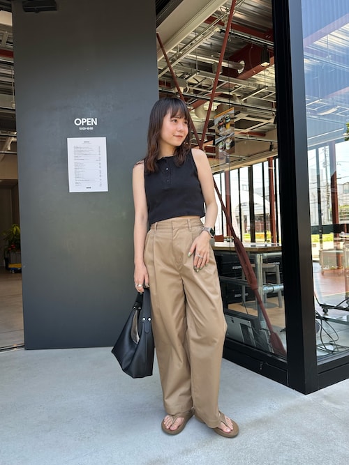 【PUNCHLINE】男女兼用★25SS PLキャンダーツータックチノパンツ JOURNAL STANDARD チノパン 「ZOZO限定」COLOR 2TUCK CHINO