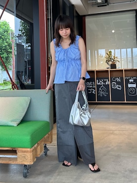 ZOZOマルチサイズ STAFFさん（レディース・153cm）の夏コーディネート