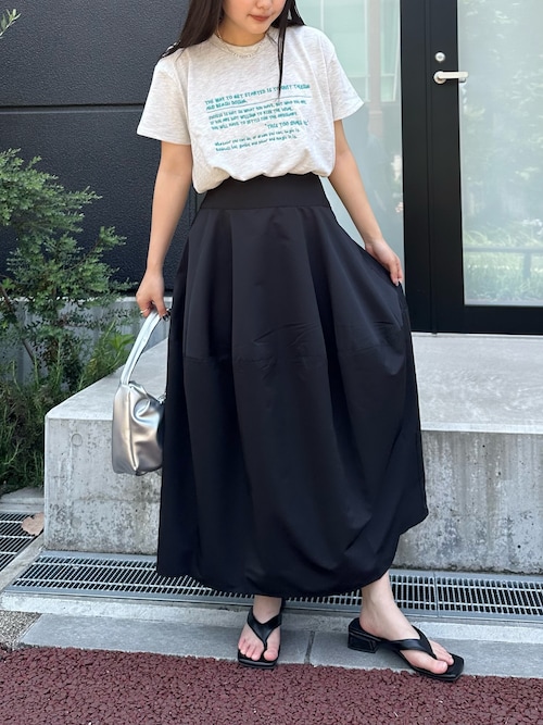Dosa ドーサ ブラック シルク スカート サイズ 1 dosaシルクラッフルスカートブラックの通販 by まいこ's shop