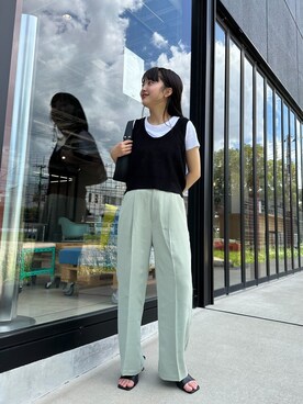 ZOZOマルチサイズ STAFFさん（レディース・153cm）の夏コーディネート