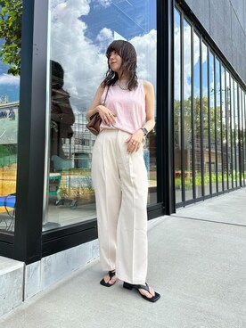 ZOZOマルチサイズ STAFFさん（レディース・153cm）の夏コーディネート