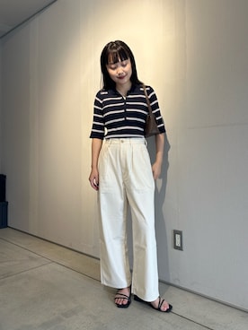 ZOZOマルチサイズ STAFFさん（レディース・153cm）の夏コーディネート