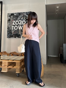「FREE'S MART（フリーズマート）のアイテム」を使った、ZOZOマルチサイズ STAFFさん（レディース・152cm）の夏コーディネート