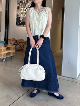 ZOZOマルチサイズ STAFFさん（レディース・152cm）の夏コーディネート