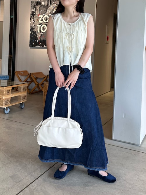 【関税込み】Reformation ブルー Daria デニム マキシスカート デニムマキシスカート – FASHFREN