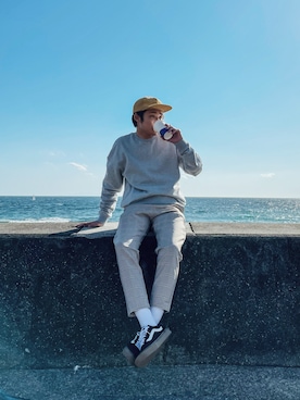 「VANS（バンズ）のアイテム」を使った、sysy2900さん（骨格ナチュラル・メンズ・180cm）の冬コーディネート