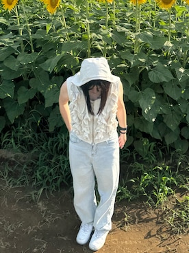 「ひまわり」｜せりぼ~さん（レディース・155cm）の夏コーディネート