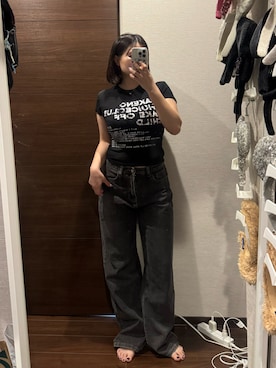 「黒コーデ」｜せりぼ~さん（レディース・155cm）の夏コーディネート