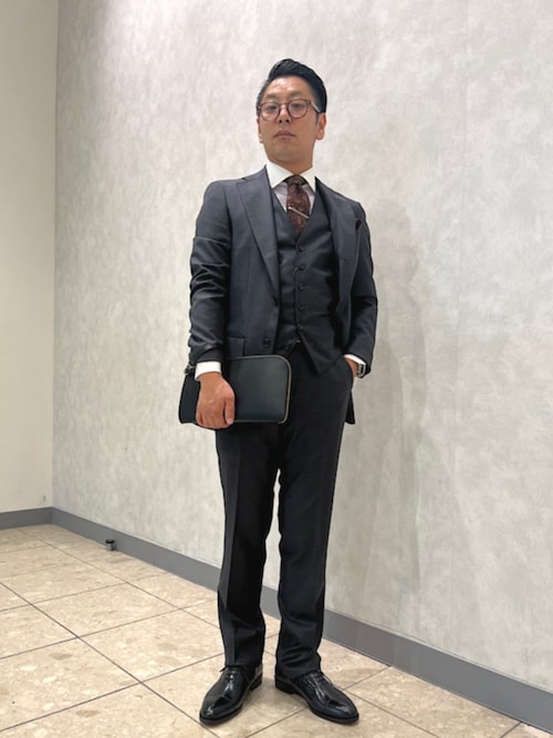 SHIPS: LORO PIANA FABRIC  オーストラリス 無地 S3B スーツ
